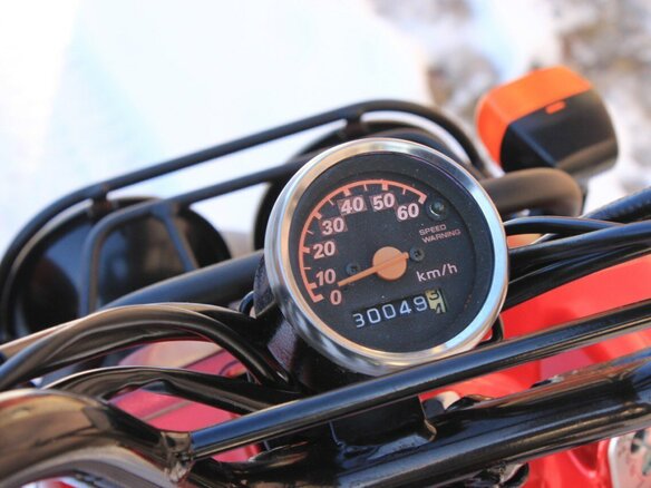 2006 Honda Zoomer, красный, 147000 рублей - вид 15