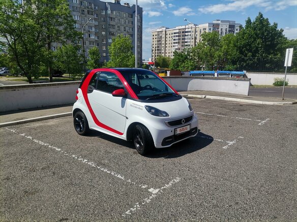2014 Smart Fortwo II, белый, 720000 рублей - вид 4