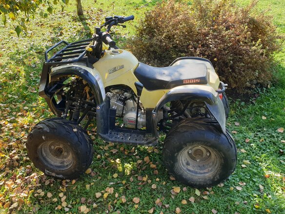2013 Irbis ATV 125U, жёлтый, 55000 рублей