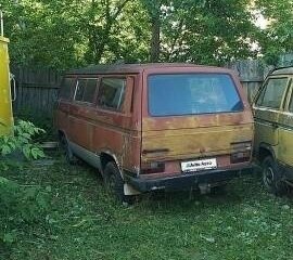 1985 Volkswagen Transporter 4-speed T3, красный, 90000 рублей, вид 1