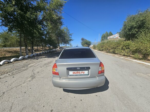 2008 Hyundai Accent ТагАЗ II, бежевый, 610000 рублей - вид 6