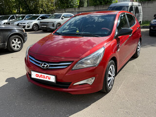 2016 Hyundai Solaris I Рестайлинг, красный, 750000 рублей, вид 1