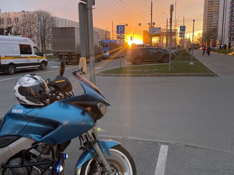2004 Yamaha TDM900, синий, 350000 рублей, вид 1