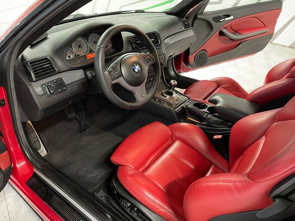 2003 BMW M3 III (E46), красный - вид 5