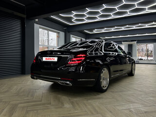 2017 Mercedes-Benz Maybach S-Класс 450 I (X222) Рестайлинг, чёрный, 4099000 рублей, вид 4