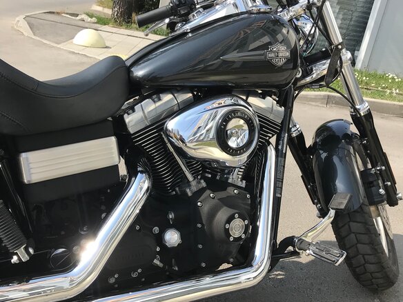 2008 Harley-Davidson Fat Bob, чёрный - вид 5