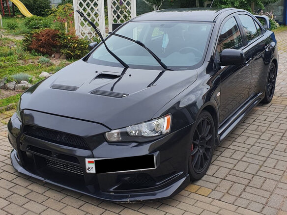 2012 Mitsubishi Lancer Evolution X, чёрный, 1555000 рублей - вид 3