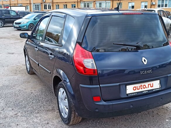 2008 Renault Scenic II Рестайлинг, синий - вид 7