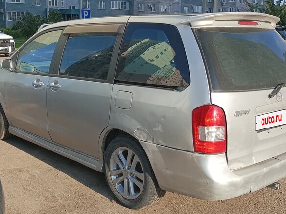 1999 Mazda MPV II (LW), серебристый, 310000 рублей - вид 5