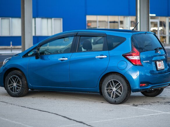 2017 Nissan Note II Рестайлинг, синий, 1130000 рублей - вид 19