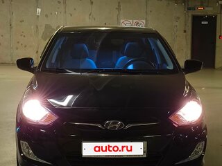 2013 Hyundai Solaris I, чёрный, 1200000 рублей, вид 1