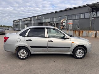 2013 Lada (ВАЗ) Granta I, серебристый, 137000 рублей, вид 4