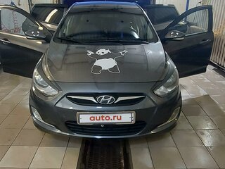 2011 Hyundai Solaris I, чёрный, 670000 рублей, вид 1
