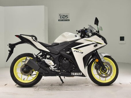 2018 Yamaha YZF-R3, белый, 490000 рублей, вид 1