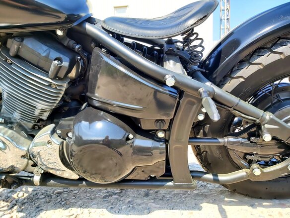 2000 Yamaha XVS400 Drag Star, чёрный, 385000 рублей - вид 3