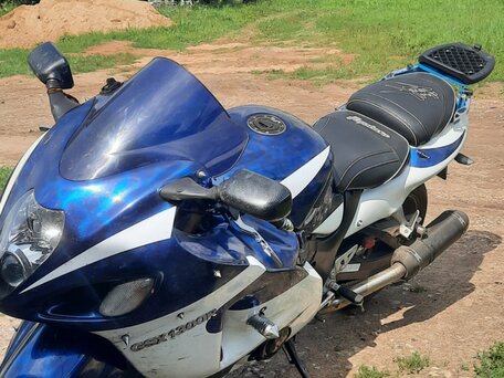 2006 Suzuki GSX 1300 R Hayabusa, синий, 420000 рублей, вид 5