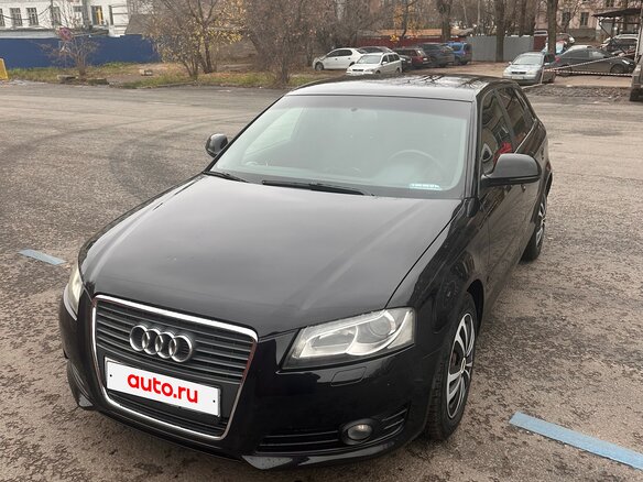 2009 Audi A3 II (8P) Рестайлинг 2, чёрный, 800000 рублей - вид 3
