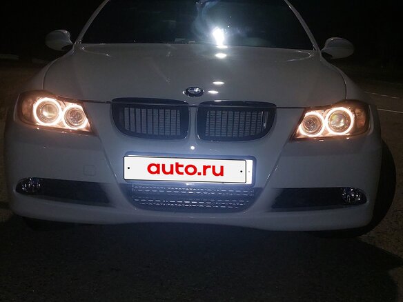 2007 BMW 3 серии 320d V (E90/E91/E92/E93), белый, 1500000 рублей