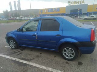 2006 Renault Logan I, синий, 360000 рублей, вид 4