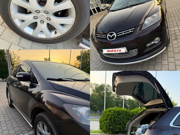 2008 Mazda CX-7 I, пурпурный, 1240000 рублей - вид 9
