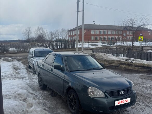 2008 Lada (ВАЗ) Priora I, серый, 250000 рублей - вид 5