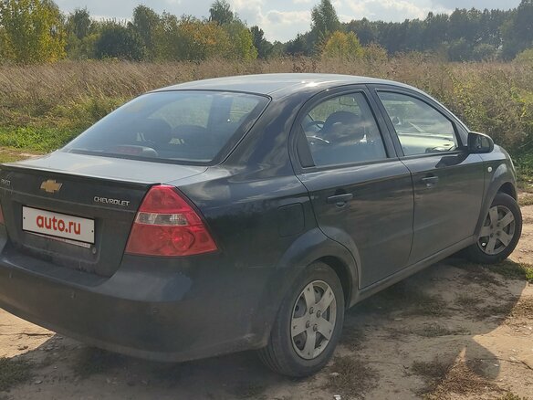 2011 Chevrolet Aveo I Рестайлинг, чёрный, 230000 рублей - вид 6