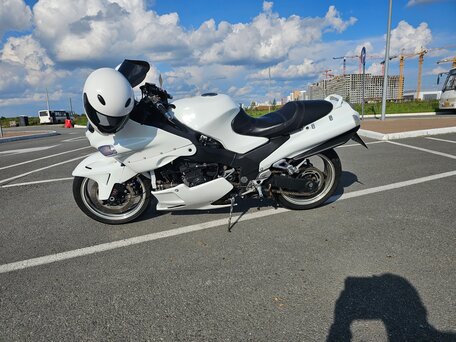 1997 Kawasaki ZZR 1100, белый, 350000 рублей, вид 1