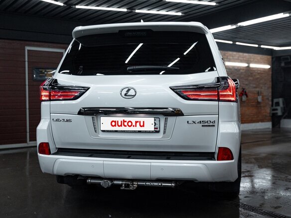 2019 Lexus LX 450d III Рестайлинг 2, белый, 9500000 рублей - вид 6