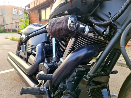 2005 Yamaha XV 1700 Warrior, чёрный, 1499999 рублей, вид 3