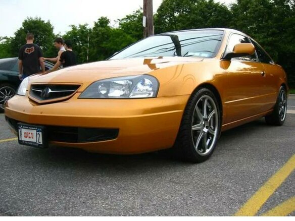 2000 Acura CL II, оранжевый