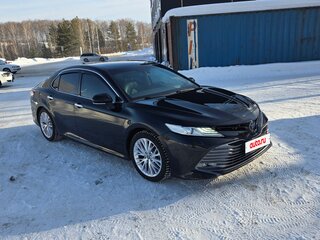 2018 Toyota Camry VIII (XV70), чёрный, 3300000 рублей, вид 1