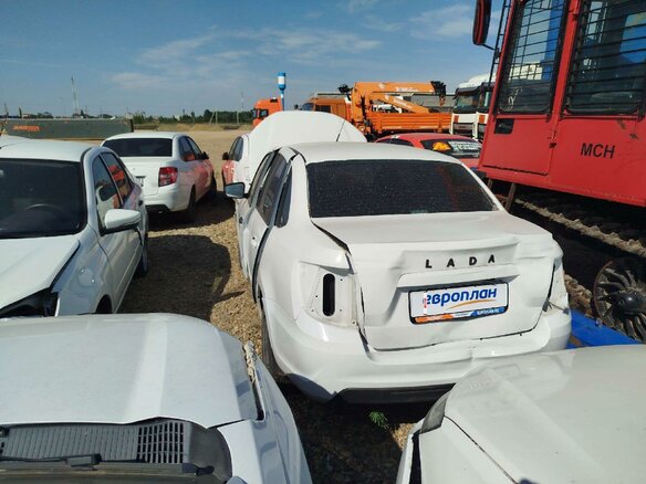 2025 Lada (ВАЗ) Granta I Рестайлинг, белый, 662625 рублей - вид 3