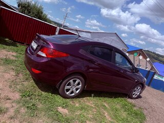 2011 Hyundai Solaris I, фиолетовый, 780000 рублей, вид 2