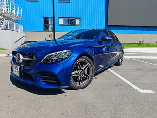 2018 Mercedes-Benz C-Класс 180 IV (W205) Рестайлинг, синий, 1960000 рублей, вид 2