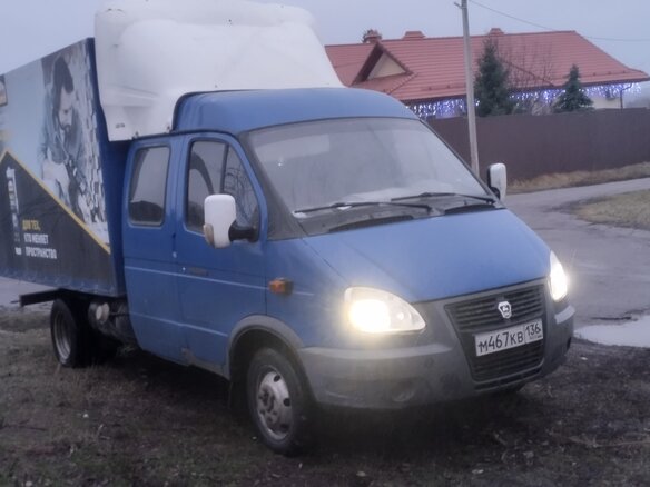 2007 ГАЗ ГАЗель (33023/330273) Фермер, синий, 620000 рублей - вид 11