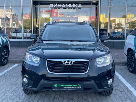 2011 Hyundai Santa Fe II Рестайлинг, чёрный, 1245000 рублей, вид 2