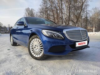 2015 Mercedes-Benz C-Класс 180 IV (W205), синий, 2680000 рублей, вид 1