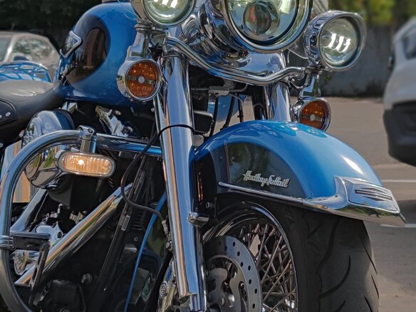 2011 Harley-Davidson Heritage, синий, 1100000 рублей - вид 11