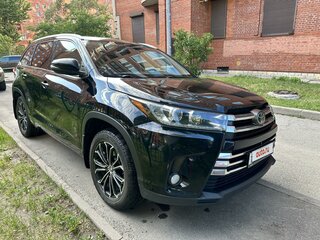 2016 Toyota Highlander III (XU50) Рестайлинг, чёрный, 3300000 рублей, вид 2