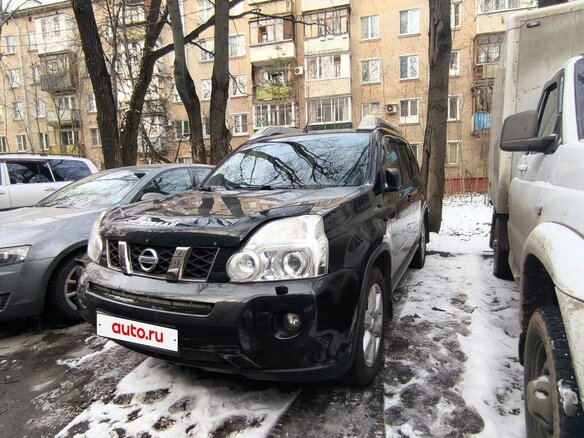2010 Nissan X-Trail II, чёрный, 1100000 рублей - вид 1