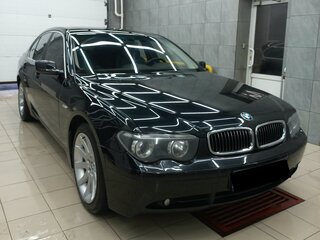 2002 BMW 7 серии 735i IV (E65/E66), чёрный, 1050000 рублей, вид 3