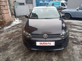 2013 Volkswagen Polo V, чёрный, 796000 рублей, вид 1