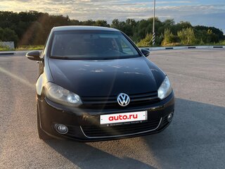 2009 Volkswagen Golf VI, чёрный, 630000 рублей, вид 4