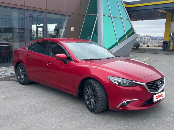 2016 Mazda 6 III (GJ) Рестайлинг, красный, 1850000 рублей - вид 1