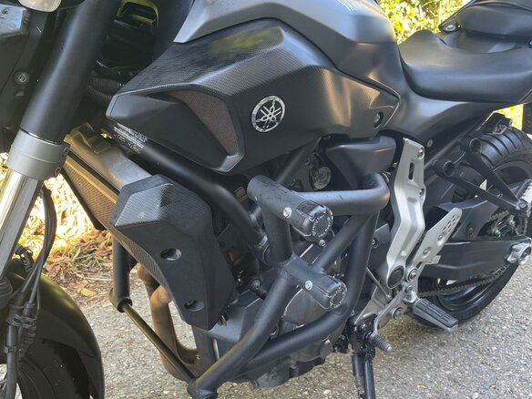2014 Yamaha MT-07 (FZ-07), серый - вид 13