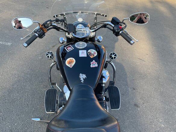 2013 Yamaha XVS1300, чёрный, 750000 рублей - вид 16