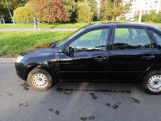 2013 Lada (ВАЗ) Granta I, чёрный, 550000 рублей, вид 2