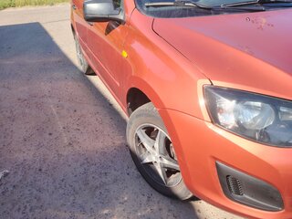 2013 Lada (ВАЗ) Kalina II, оранжевый, 600000 рублей, вид 2