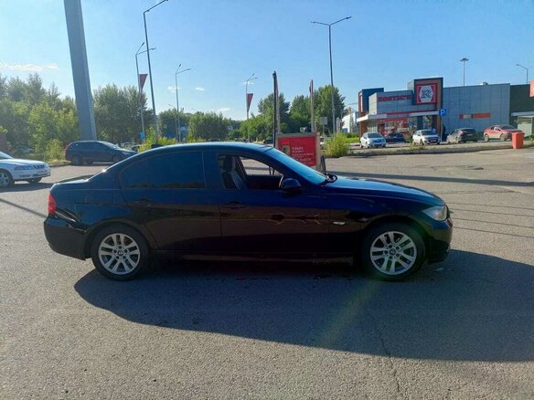 2008 BMW 3 серии 318i V (E90/E91/E92/E93) Рестайлинг, чёрный, 800000 рублей - вид 1