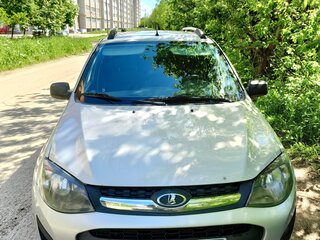 2014 Lada (ВАЗ) Kalina II, серебристый, 400000 рублей, вид 1